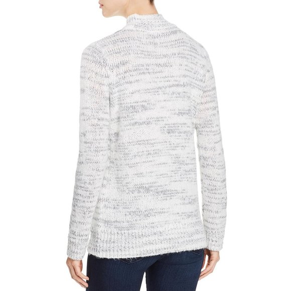 NWT Calvin Klein Marled Mock Neck Sweater - Picture 2 of 4